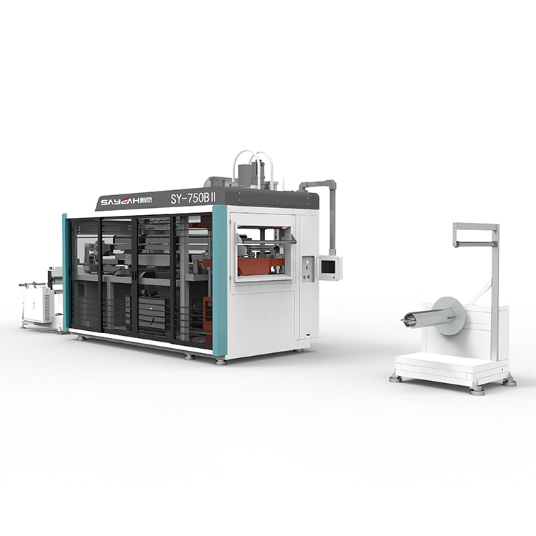 Automatic High Efficiency Disposable Plastic Food Container Bowl Plate Making Machine