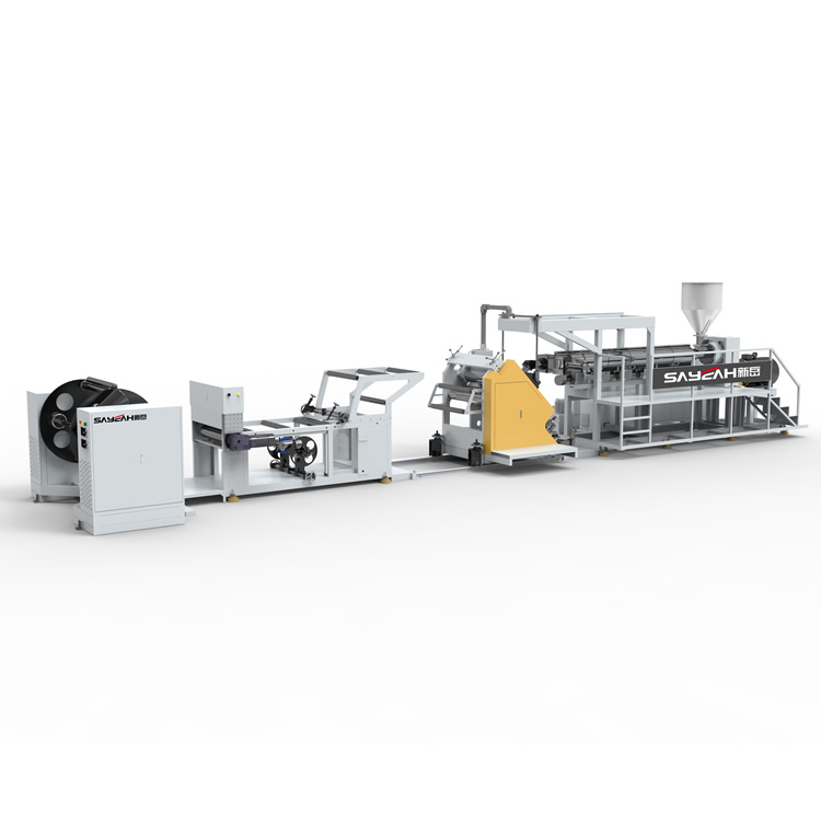 Diagonal Mono-Layer Plastic Sheet Extruder