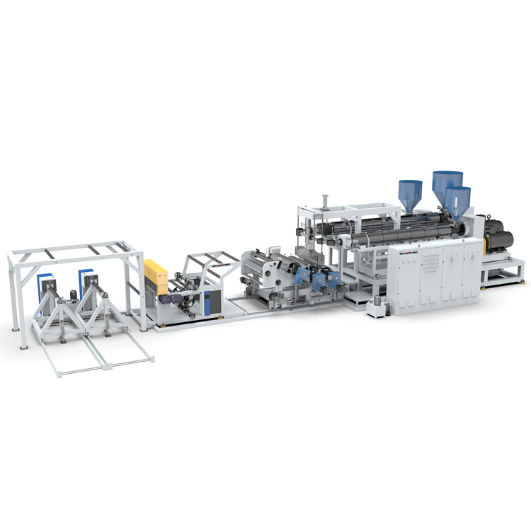 Diagonal Multi-Layer Plastic Sheet CO-Extruder