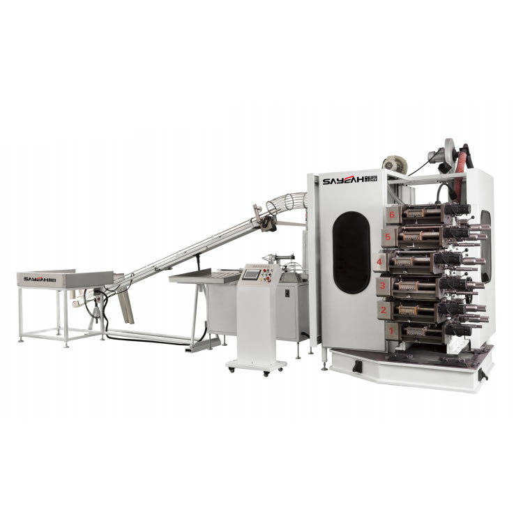 Automatic Six-colors curved surface offset plastic juice cup printing machine